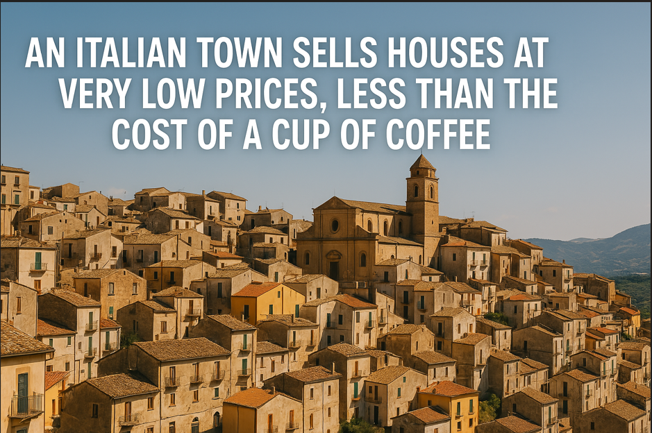 An Italian Town Sells Houses at Very Low Prices, Less Than the Cost of a Cup of Coffee